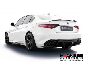 Alfa Romeo Giulia Performance Exhaust - 2.9L QV - REMUS - Axle Back - Polished Straight Cut Tips